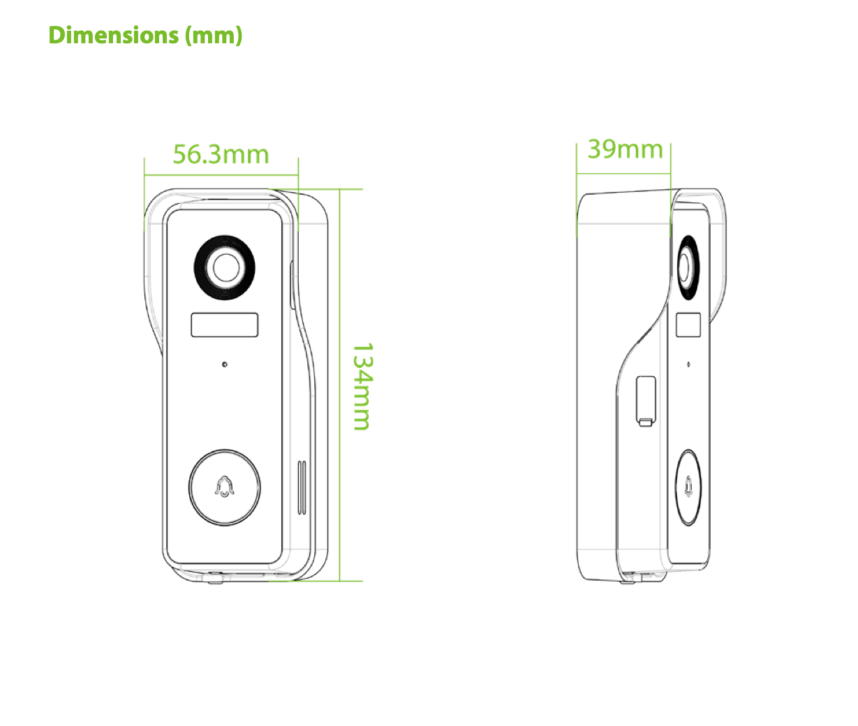 D0BPA Wireless Video Doorbell