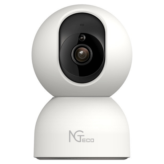 NGTeco Smart Wi-Fi Pan & Tilt Indoor Camera - 4MP HD, Pet & Motion Tracking