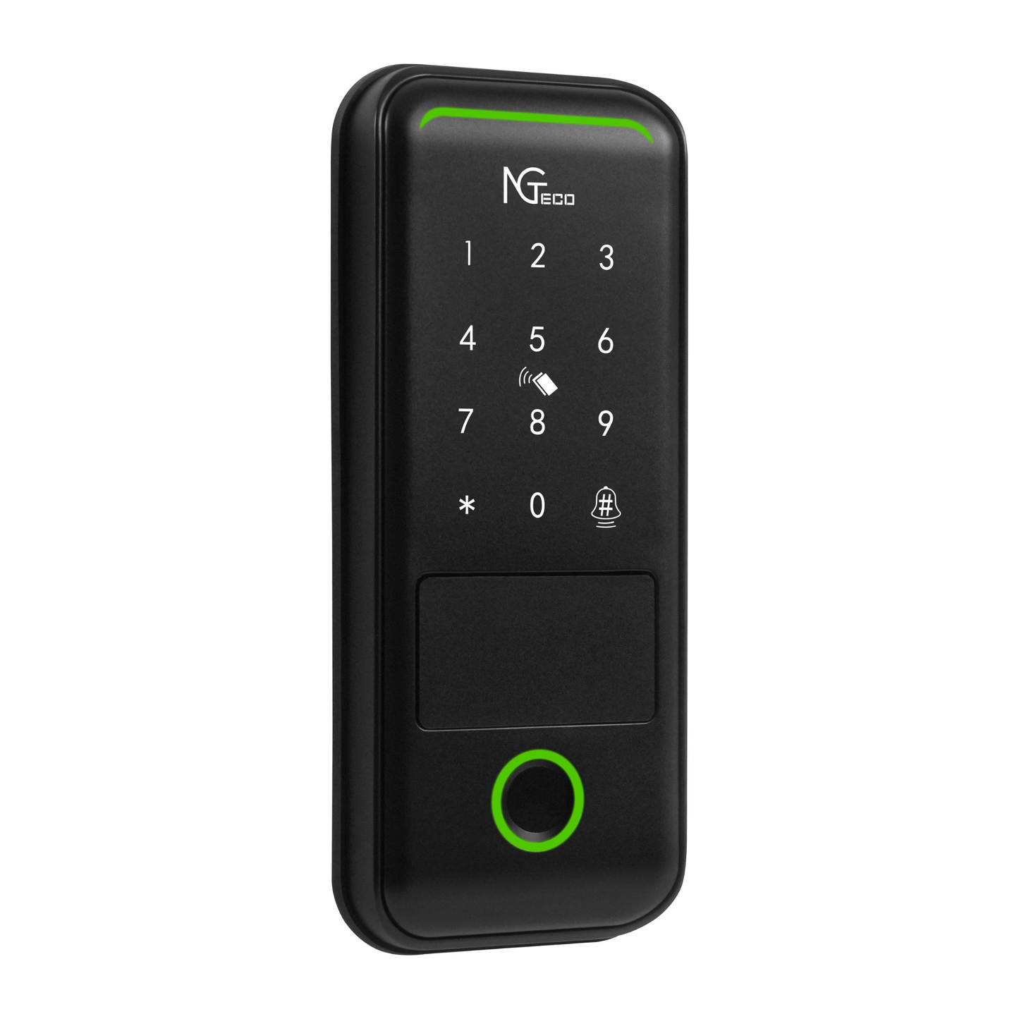NGTeco Smart Wi-Fi Door Frame Lock with Fingerprint, Keypad, Card & App