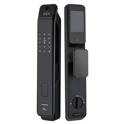 NGTeco Smart Lock with Face ID, Palm ID, Video Intercom & Wi-Fi Control