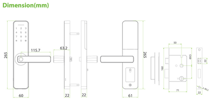 ML100 Wi-Fi Fingerprint Smart Lock